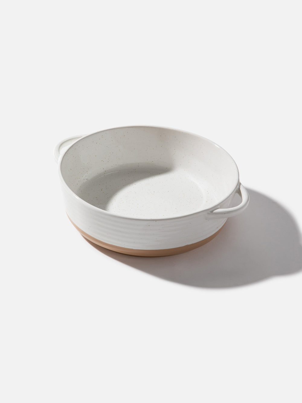 תבנית אפייה עגולה מקרמיקה בגוון לבן Minty