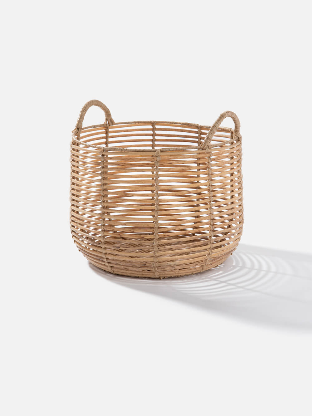 סל עגול 30 ס"מ מפלסטיק בעבודת קליעה Leo