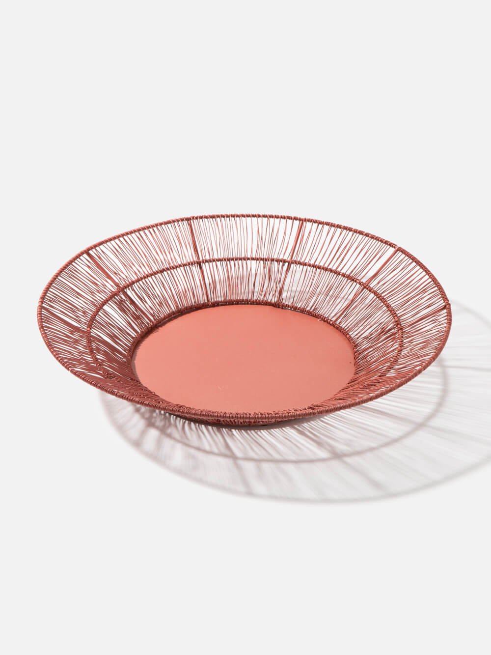 מגש חוטים ממתכת בגוון אדום Bari