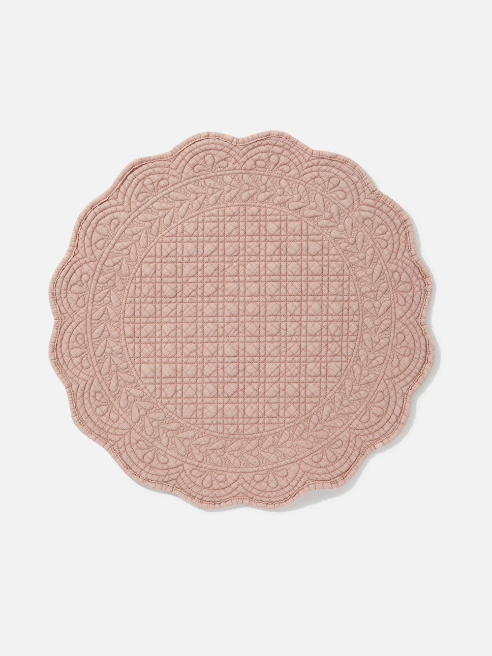 פלייסמט מבד בגוונים בז’ טבעי וורוד רך  Charm