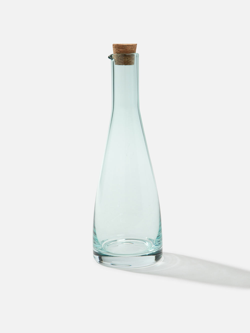 בקבוק שמן חומץ מזכוכית בגוון טורקיז Minty