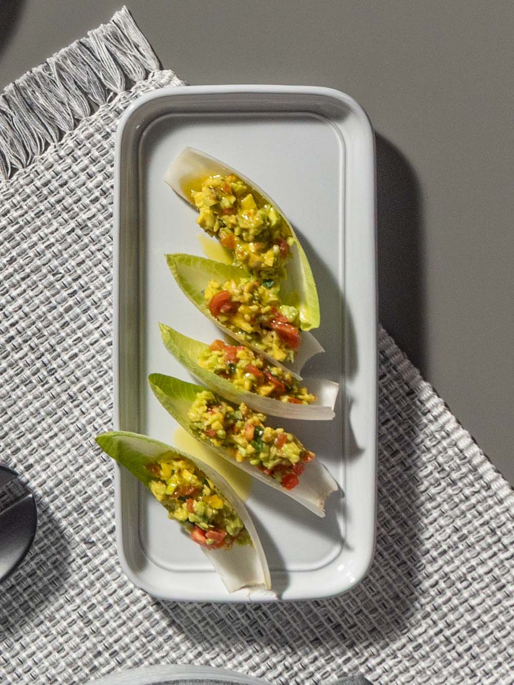 צלחת הגשה מלבנית קטנה מקרמיקה Bistro