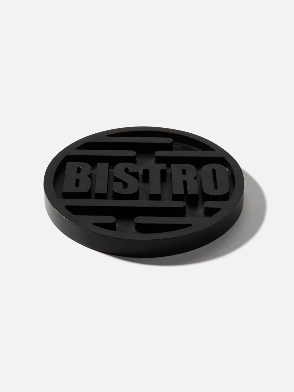 תחתית לסיר מעץ בגוון שחור מט Bistro