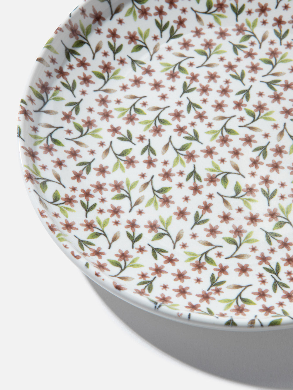 צלחת לעוגה מקרמיקה עם הדפס פרחוני Roy