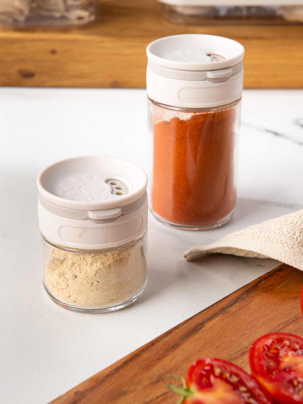 צנצנת אחסון לתבלינים מזכוכית 100 מ"ל Kit