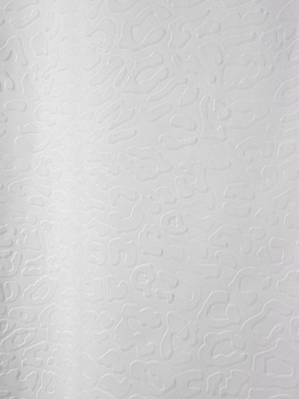 וילון אמבטיה עם טקסטורה עדינה בגוון לבן B Leopard