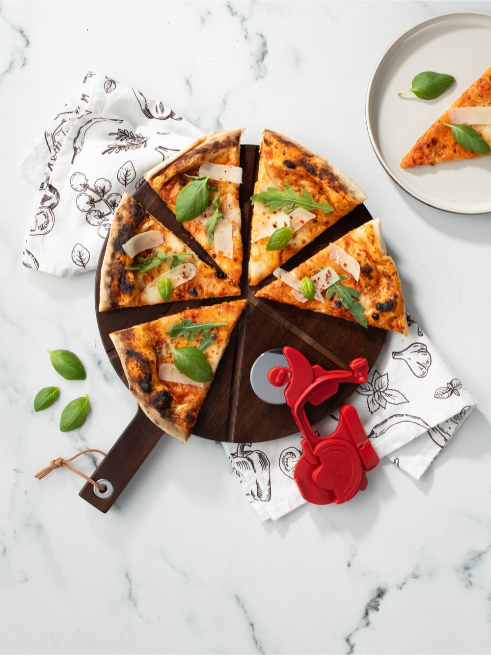 חותכן גלגלת פיצה בצורת אופנוע Moto