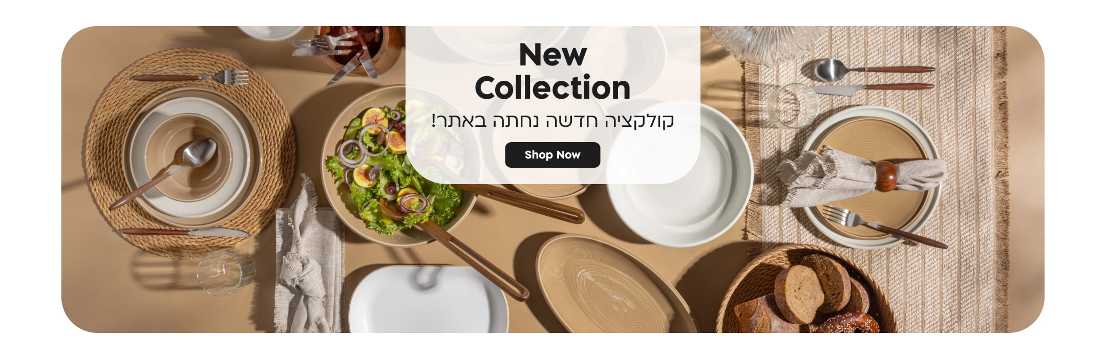 New Collection
קולקציה חדשה נחתה באתר!
SHOP NOW